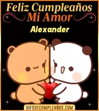 GIF Feliz Cumpleaños mi Amor Alexander